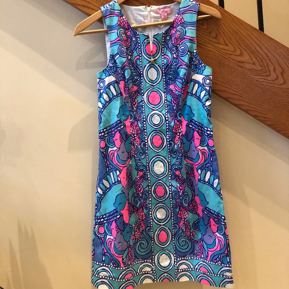 Lily Pulitzer Abigail Shift Dress; size 00